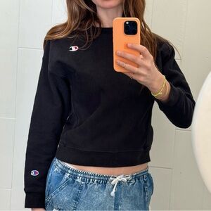 Black Champion Sweatshirt - Size Medium